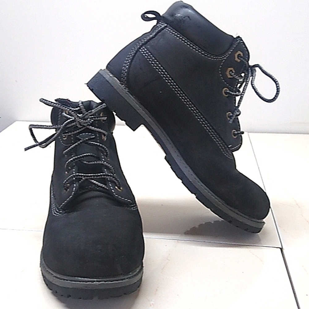 Faded Glory Black Youth Boys Hiking Boots